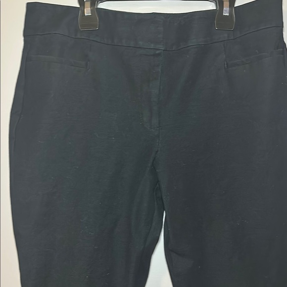 Ann Taylor Factory Stretch Black Dress Pants Ankle Length - 10 - Picture 3 of 5